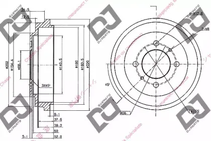 Тормозной барабан DJ PARTS купить